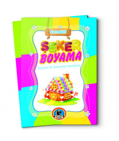 4E Boyama Kitabı Şeker Boyama Örnekli Renkli 128 Syf Karatay Yayınevi
