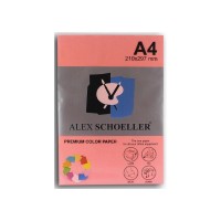 Alex Schoeller Renkli Fotokopi Kağıdı 500 LÜ A4 75 GR Fosforlu Pembe ALX-742