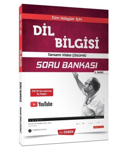 Ali Özbek 2021 KPSS TYT AYT Dil Bilgisi Soru Bankası Video Çözümlü Ali Özbek
