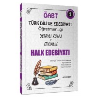 Ali Özbek 2021 ÖABT Türk Dili ve Edebiyatı Halk Edebiyatı Konu Anlatımlı 1. Kitap Ali Özbek