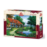 Art Puzzle 1500 Parça Kuğulu Bahçe 4551
