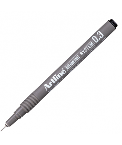 Artline Çizim Kalemi 0.3 MM Siyah EK233