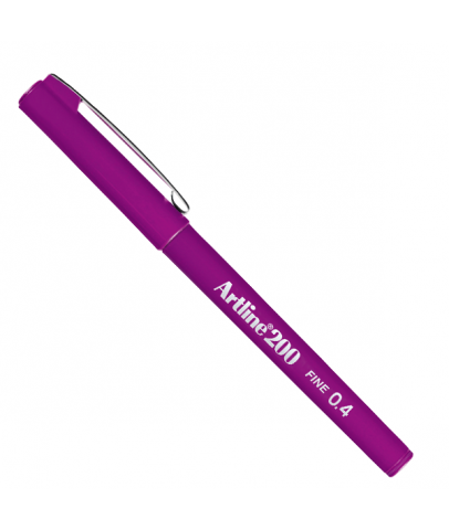 Artline Fine Writing Pen 0.4 MM Eflatun EK-200N
