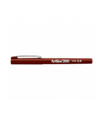 Artline Fineliner 0.4 MM Kahverengi EK-200N