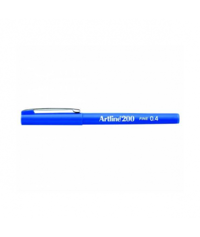 Artline Fineliner 0.4 MM Mavi EK-200N