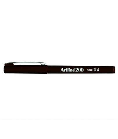 Artline Fineliner 0.4 MM Siyah EK-200N