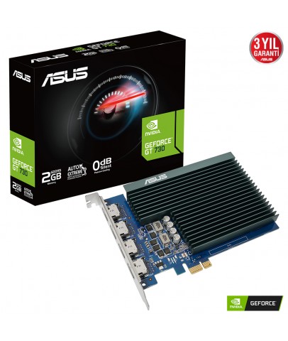 Asus GT730-4H-SL-2GD5  GPU NV 730 2GB GDDR5 GT730-4H-SL-2GD5  Ekran Kartı