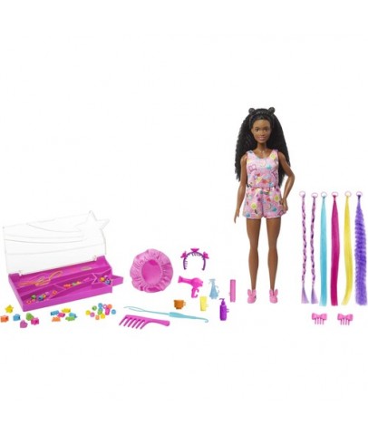 Barbie Brooklyn Eğlenceli Saçlar Oyun Seti HHM39