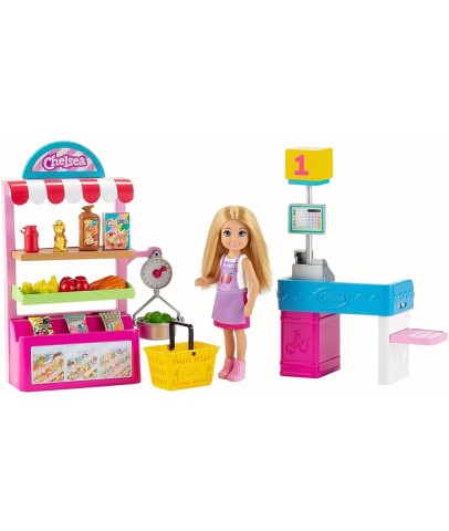Barbie Chelsea Meslekleri Öğreniyor Market Çalışanı Chelsea Ve Oyun Seti GTN67