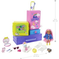 Barbie Extra Mini Bebekler ve Hayvan Dostlarının Seyahat Maceraları HDY91