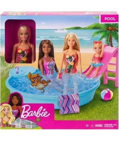 Barbie Ve Havuzu Oyun Seti GHL91