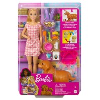 Barbie Ve Yeni Doğan Köpekler Oyun Seti