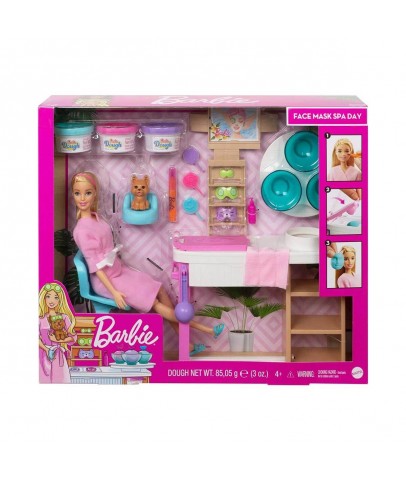 Barbie Wellness Yüz Bakımı Yapıyor Oyun Seti GJR84
