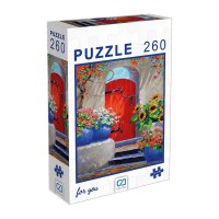 Ca Puzzle 260 Parça Kırmızı Kapı 6001