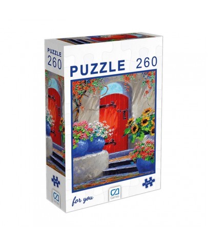 Ca Puzzle 260 Parça Kırmızı Kapı 6001