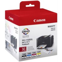 Canon PGI-1500XL Black-Cyan-Magenta-Yellow Siyah-Mavi-Kırmızı-Sarı Multipack 4'lü Mürekkep Kartuş