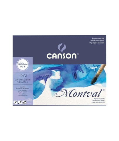 Canson Montval Sulu Boya Blok Pad Canmontv 12 Syf 24x32 300 GR