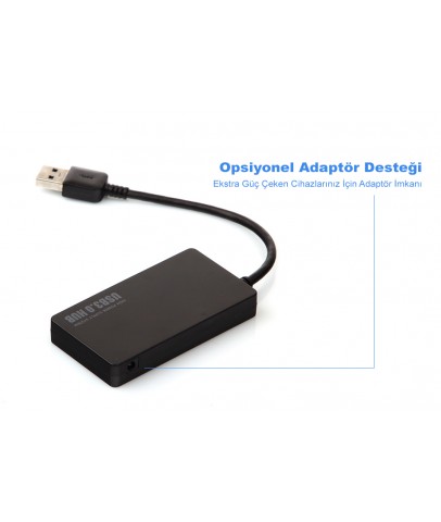Dark Ac- Usb341 Connect Master 4 Port USB 3.0 USB Hub Çoklayı