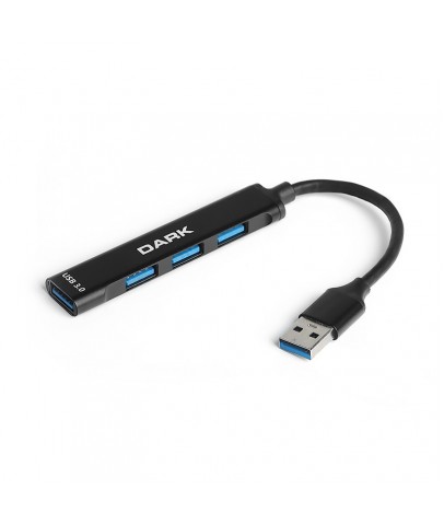 Dark Dk-Ac Usb310 Siyah Connect Master X4 USB 3.0 - 4 Port USB 3.0 Hub