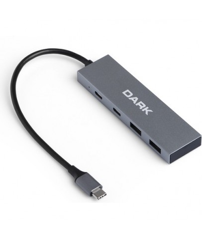 Dark DK-AC-USB312C 4 Port USB Type-C HUB 2X USB3.0 Type-A & 2X USB3.1 Type -C