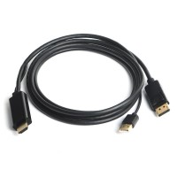 Dark DK-CB-AHDMIXDP2 HDMI to DisplayPort Dönüştürücü 2 Metre USB Güç Kablosu Destekli Kablo