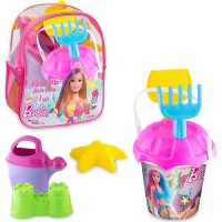 Barbie Resimli Sırt Çantalı Plaj Set 03500