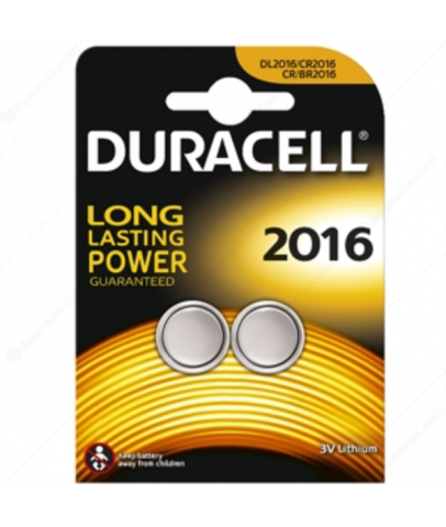Duracell Lityum Düğme Pil 3 V 2 Lİ 2016