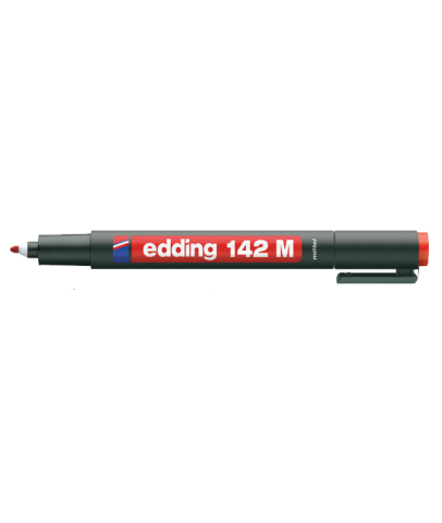 Edding Asetat Kalemi Permanent M Seri 1 MM Kırmızı 142 M