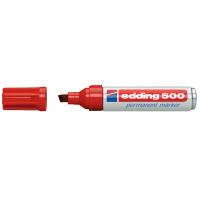 Edding Markör Permanent 2-7 MM Kırmızı Kesik Uçlu 500