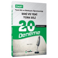 Edebiyat TV 2021 ÖABT Türk Dili Edebiyatı Eski ve Yeni Türk Dili 20 Deneme Çözümlü - Yaşar Hoca Edebiyat TV Yayınları