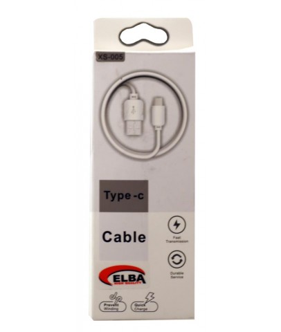 Elba EC-24 Bağlantı Kablosu Type-c 1,5mt Beyaz