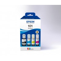 Epson 101 Cyan-Magenta-Yellow-Black Mavi-Kırmızı-Sarı-Siyah T03V6 4lü Multipack Kartuş
