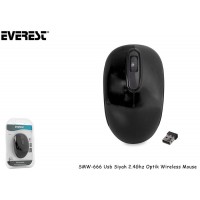 Everest SMW-666 USB Sarı 2.4 GHZ Optik Kablosuz Mouse 1500Dpı