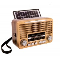Everton Rt-642 (Solar Güneş Panelli) -Usb-Tf-Am-Fm-Sw-Blue-Connect-Tws-Usb Şarj Nostaljik Radyo