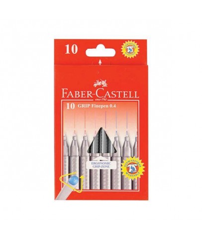 Faber-Castell Grip Finepen 0.4 MM Karışık Renk 10 LU 151610