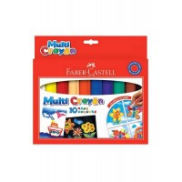 Faber-Castell Mum Pastel Boya Multi Crayon Karton Kutu Yuvarlak 10 LU 5281 112010