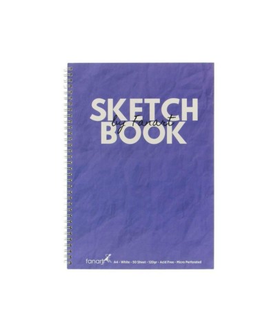 Fanart Academy Sketch Book 120 GR Spiralli 50 YP A4 Mor 8672