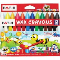 Fatih Mum Pastel Boya Trıangular Üçgen Crayons 12 Renk 50290