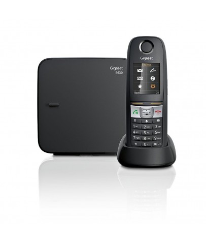 Gigaset E630 Siyah Telsiz Dect Telefon Işıklı Renkli Ekran Sms