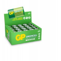 GP Greencel R20 Kalın D Boy Çinko Pil 20'li Paket GP13-2S2