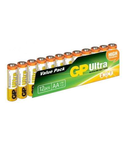 Gp LR6 AA Boy Ultra Alkalin Kalem Pil 12'li Paket GP15AU-VS12