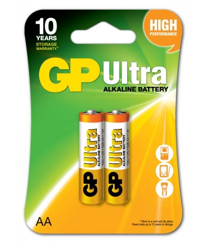Gp LR6 AA Boy Ultra Alkalin Kalem Pil 2'li Paket GP15AU-U2