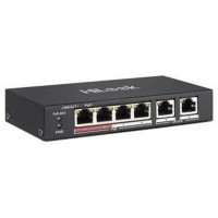 Hilook NS-0106P-35 4 Port PoE, 60W, +2 Port Megabit Uplink Switch