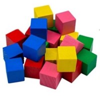 Hobi Eğitim Dünyası Renkli Birim Şekilleri 25 parça (1.5x1.5cm) HED530