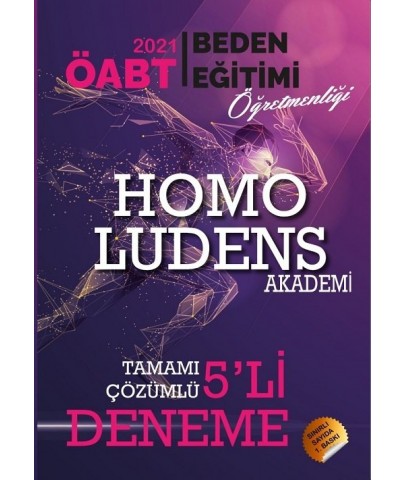 Homo Ludens 2021 ÖABT Beden Eğitimi Öğretmenliği 5 Deneme Çözümlü Homo Ludens Akademi