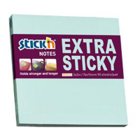 Hopax Stıckn Yapışkanlı Not Kağıdı Extra 90 YP 76x76 Pastel Mavi HE21663