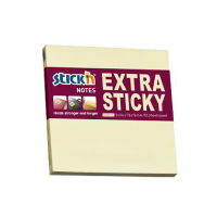 Hopax Stıckn Yapışkanlı Not Kağıdı Extra 90 YP 76x76 Pastel Sarı HE21660