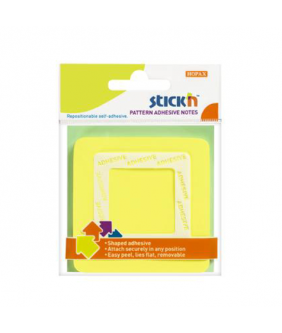 Hopax Stıckn Yapışkanlı Not Kağıdı Kare şekilli 50 YP 70x70 Sarı 21541