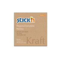 Hopax Stıckn Yapışkanlı Not Kağıdı Kraft 100 YP 76x76 21639