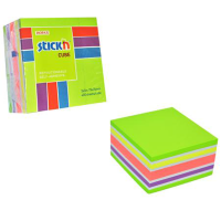 Hopax Stıckn Yapışkanlı Not Kağıdı Küp 400 YP 76x76 5 NP Mıx-A Renk 21537